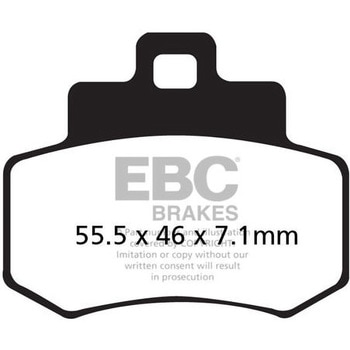 SFAHH シンタリング ScooteR シリーズ パッド リア右側用 EBC Brakes (イービーシーブレーキ)