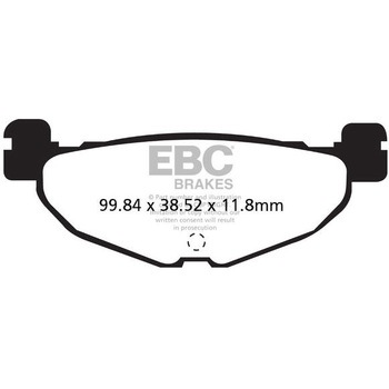 SFAHH シンタリング ScooteR シリーズ パッド リア左側用 EBC Brakes (イービーシーブレーキ)