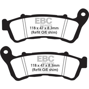 SFAC カーボンシリーズ Scooter パッド フロント左側用 EBC Brakes (イービーシーブレーキ)