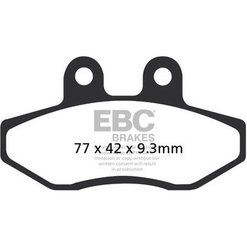 SFAC カーボンシリーズ Scooter パッド フロント左側用 EBC Brakes (イービーシーブレーキ)