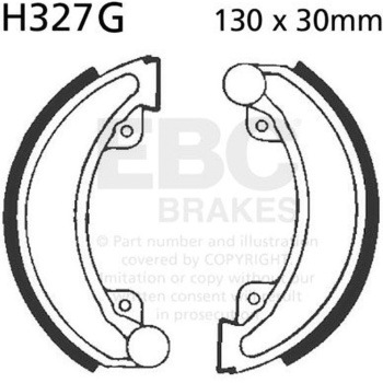 H327G ���[�^�[�T�C�N�� �a�t�� ���v���C�X�����g �u���[�L�V���[�Y �t�����g�����p EBC Brakes (�C�[�r�[�V�[�u���[�L) 43857889