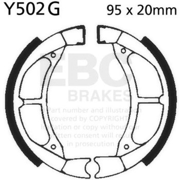 Y502G ���[�^�[�T�C�N�� �a�t�� ���v���C�X�����g �u���[�L�V���[�Y �t�����g�����p EBC Brakes (�C�[�r�[�V�[�u���[�L) 43858047