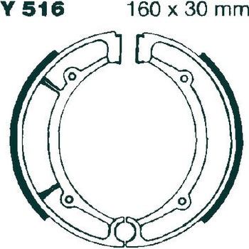 Y516G ���[�^�[�T�C�N�� �a�t�� ���v���C�X�����g �u���[�L�V���[�Y ���A�����p EBC Brakes (�C�[�r�[�V�[�u���[�L) 43858117