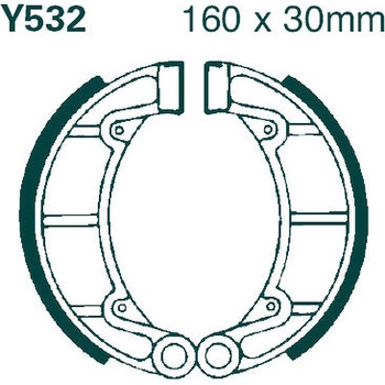 Y532G ���[�^�[�T�C�N�� �a�t�� ���v���C�X�����g �u���[�L�V���[�Y ���A�����p EBC Brakes (�C�[�r�[�V�[�u���[�L) 43858196