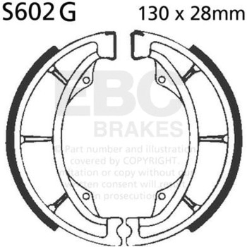 S602G ���[�^�[�T�C�N�� �a�t�� ���v���C�X�����g �u���[�L�V���[�Y �t�����g�����p EBC Brakes (�C�[�r�[�V�[�u���[�L) 43858214