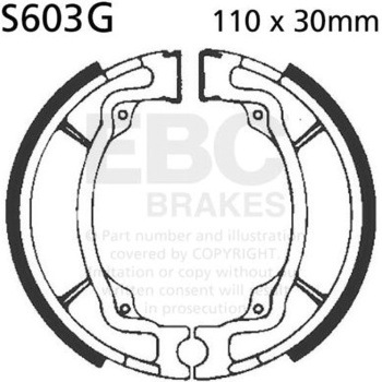 S603G ���[�^�[�T�C�N�� �a�t�� ���v���C�X�����g �u���[�L�V���[�Y �t�����g�����p EBC Brakes (�C�[�r�[�V�[�u���[�L) 43858230