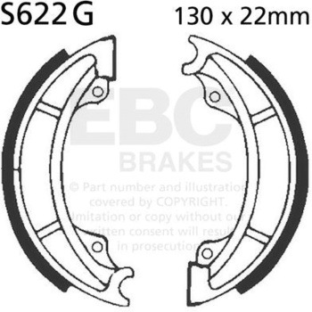 S622G ���[�^�[�T�C�N�� �a�t�� ���v���C�X�����g �u���[�L�V���[�Y �t�����g�����p EBC Brakes (�C�[�r�[�V�[�u���[�L) 43858354