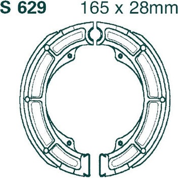 S629G ���[�^�[�T�C�N�� �a�t�� ���v���C�X�����g �u���[�L�V���[�Y ���A�����p EBC Brakes (�C�[�r�[�V�[�u���[�L) 43858397