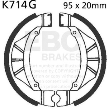 K714G ���[�^�[�T�C�N�� �a�t�� ���v���C�X�����g �u���[�L�V���[�Y �t�����g�����p EBC Brakes (�C�[�r�[�V�[�u���[�L) 43858510