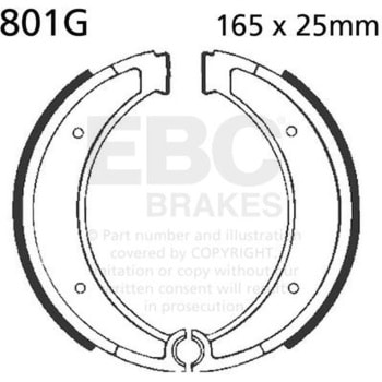801G ���[�^�[�T�C�N�� �a�t�� ���v���C�X�����g �u���[�L�V���[�Y �t�����g�����p EBC Brakes (�C�[�r�[�V�[�u���[�L) 43858546