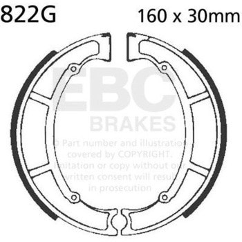 822G ���[�^�[�T�C�N�� �a�t�� ���v���C�X�����g �u���[�L�V���[�Y ���A�����p EBC Brakes (�C�[�r�[�V�[�u���[�L) 43858616