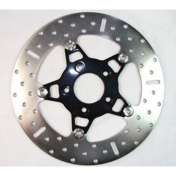FSD カスタムツーリング ブレーキディスク - ブラッククローム セントラルハブ フロント左側用 EBC Brakes (イービーシーブレーキ)