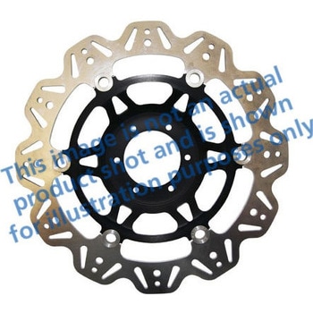 Veeシリーズ Sport バイク ブレーキディスク(ブラックハブ)フロント左側用 EBC Brakes (イービーシーブレーキ)