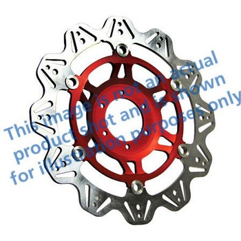 Veeシリーズ Sport バイク ブレーキディスク(レッドハブ)フロント左側用 EBC Brakes (イービーシーブレーキ)