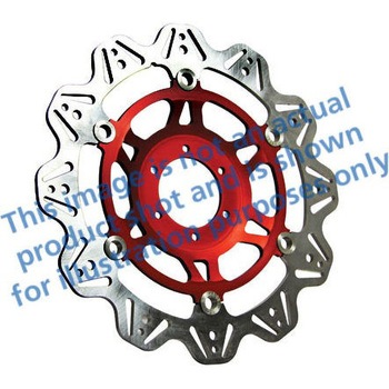 Veeシリーズ Sport バイク ブレーキディスク(レッドハブ)フロント左側用 EBC Brakes (イービーシーブレーキ)