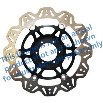 Veeシリーズ Sport バイク ブレーキディスク(ブラックハブ)フロント左側用 EBC Brakes (イービーシーブレーキ)