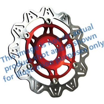Veeシリーズ Sport バイク ブレーキディスク(レッドハブ)フロント左側用 EBC Brakes (イービーシーブレーキ)