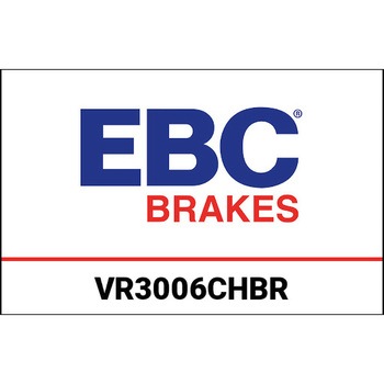 Veeシリーズ Sport バイク ブレーキディスク(カスタムブルー&レッドハブ)フロント左側用 EBC Brakes (イービーシーブレーキ)