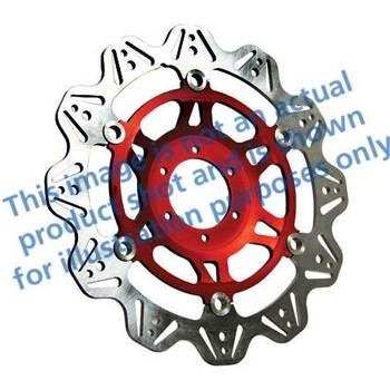 Veeシリーズ Sport バイク ブレーキディスク(レッドハブ)フロント左側用 EBC Brakes (イービーシーブレーキ)