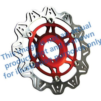 Veeシリーズ Sport バイク ブレーキディスク(レッドハブ)フロント左側用 EBC Brakes (イービーシーブレーキ)