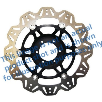 Veeシリーズ Sport バイク ブレーキディスク(ブラックハブ)フロント左側用 EBC Brakes (イービーシーブレーキ)