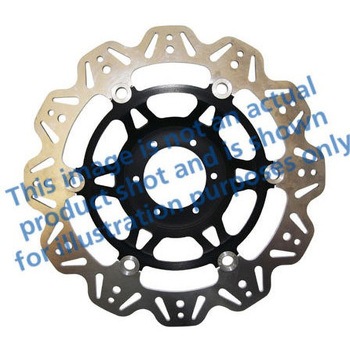 Veeシリーズ Sport バイク ブレーキディスク(ブラックハブ)フロント左側用 EBC Brakes (イービーシーブレーキ)
