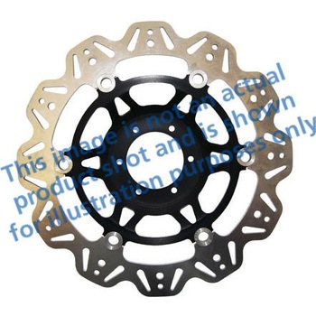 Veeシリーズ Sport バイク ブレーキディスク(ブラックハブ)フロント左側用 EBC Brakes (イービーシーブレーキ)