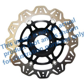 Veeシリーズ Sport バイク ブレーキディスク(ブラックハブ)フロント左側用 EBC Brakes (イービーシーブレーキ)