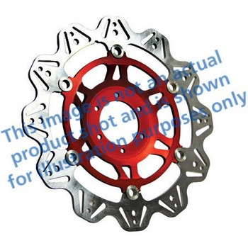 Veeシリーズ Sport バイク ブレーキディスク(レッドハブ)フロント左側用 EBC Brakes (イービーシーブレーキ)