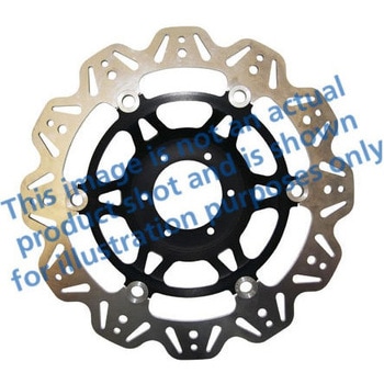 Veeシリーズ Sport バイク ブレーキディスク(ブラックハブ)フロント左側用 EBC Brakes (イービーシーブレーキ)