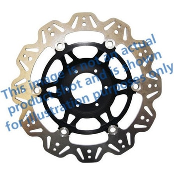 Veeシリーズ Sport バイク ブレーキディスク(ブラックハブ)フロント左側用 EBC Brakes (イービーシーブレーキ)