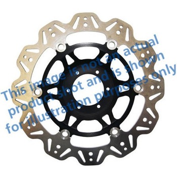 Veeシリーズ Sport バイク ブレーキディスク(ブラックハブ)フロント左側用 EBC Brakes (イービーシーブレーキ)