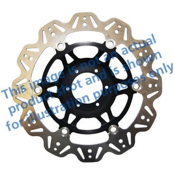 Veeシリーズ Sport バイク ブレーキディスク(ブラックハブ)フロント左側用 EBC Brakes (イービーシーブレーキ)
