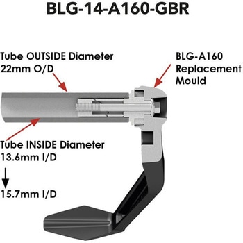 Universal ブレーキレバー Guard with 14mm insert GBRacing (ジービーレーシング)