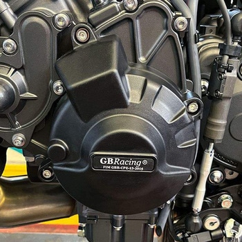 MT-09， FZ-09， Tracer & Scrambler オルタネーターカバー 2021-2024 GBRacing (ジービーレーシング)
