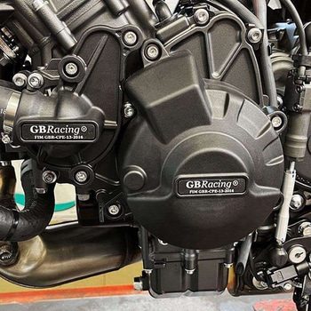 MT-09， FZ-09， Tracer & Scrambler オルタネーターカバー 2021-2024 GBRacing (ジービーレーシング)