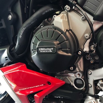 V4S Streetfighter (ストリートファイター)エンジンカバーセット 2020-2024 GBRacing (ジービーレーシング)