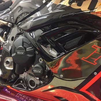 S1000RR フレームプロテクター Set M6， 2019-2024 GBRacing (ジービーレーシング)