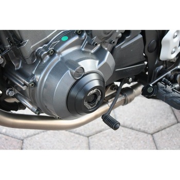 クラッシュパッドセット マウントプレート ブラックアノダイズド Yamaha XT 660X (2005 -) GSG Mototechnik (GSGモトテクニック)