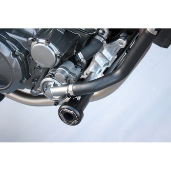 クラッシュパッドセット マウントプレート ブラックアノダイズド Yamaha XT 660X (2005 -) GSG Mototechnik (GSGモトテクニック)
