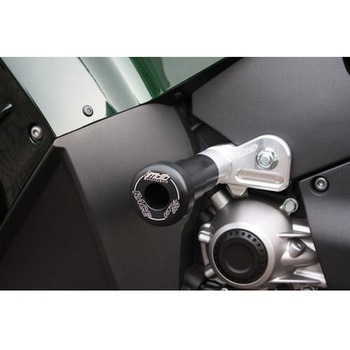 クラッシュパッドセット マウンティングプレート ブラックアノダイズド Kawasaki GTR 1400 (2007 -) GSG Mototechnik (GSGモトテクニック)
