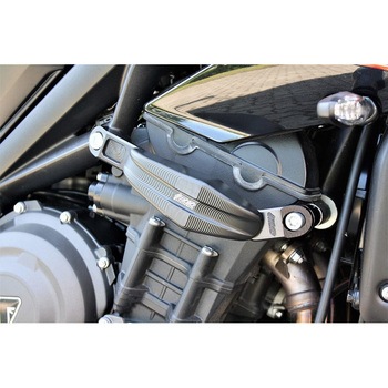 クラッシュパッドセット ”Streetline” マウンティングキット アルミ Triumph ストリートトリプル 765 (2017-2019) GSG Mototechnik (GSGモトテクニック)