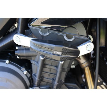 クラッシュパッドセット ”Streetline” マウンティングキット アルミ Triumph ストリートトリプル 765 (2017-2019) GSG Mototechnik (GSGモトテクニック)