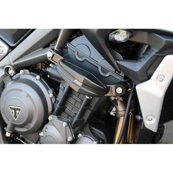 クラッシュパッドセット ”Streetline” マウンティングキット アルミ Triumph ストリートトリプル 765 (2020 -) GSG Mototechnik (GSGモトテクニック)