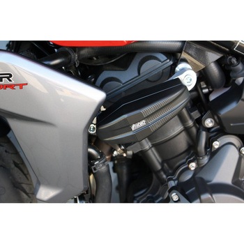 クラッシュパッドセット ”Streetline” ブラックアノダイズド Triumph Tiger 660 Sport (2022 -) GSG Mototechnik (GSGモトテクニック)