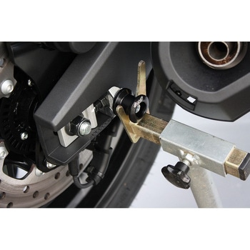 リアスタンドマウントキャリア ブラックアノダイズド Yamaha MT-125 (2014-2019) GSG Mototechnik (GSGモトテクニック)