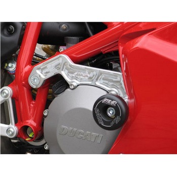 クラッシュパッドセット ホールディングプレート アルミ Ducati 848 (2008 -) キャリアプレートマウント GSG Mototechnik (GSGモトテクニック)
