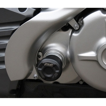 クラッシュパッドセット マウンティングプレート ブラックアノダイズド Yamaha MT-01 (2005 -) GSG Mototechnik (GSGモトテクニック)