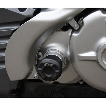 クラッシュパッドセット マウンティングプレート ブラックアノダイズド Yamaha MT-01 (2005 -) GSG Mototechnik (GSGモトテクニック)