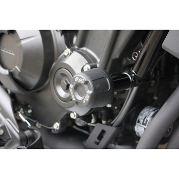 クラッシュパッドセット アダプター アルミ ブラックアノダイズド Honda CMX 500 Rebel (2017 -) GSG Mototechnik (GSGモトテクニック)